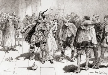 Petruchio: Fear not, sweet wench, they shall not touch thee Kate, I